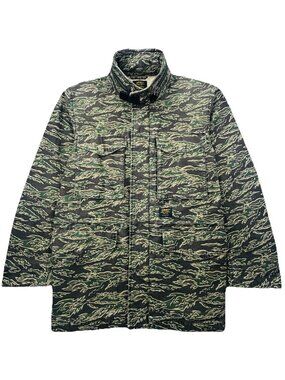 Carhartt WIP M-65 Utility Jacket Men’s Large Tiger Stripe Camouflage Military